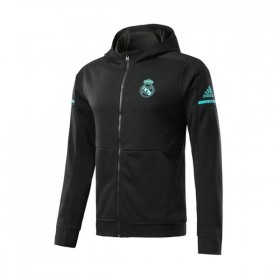 Real Madrid Casaco Capuz Treino 2017-18 Preto